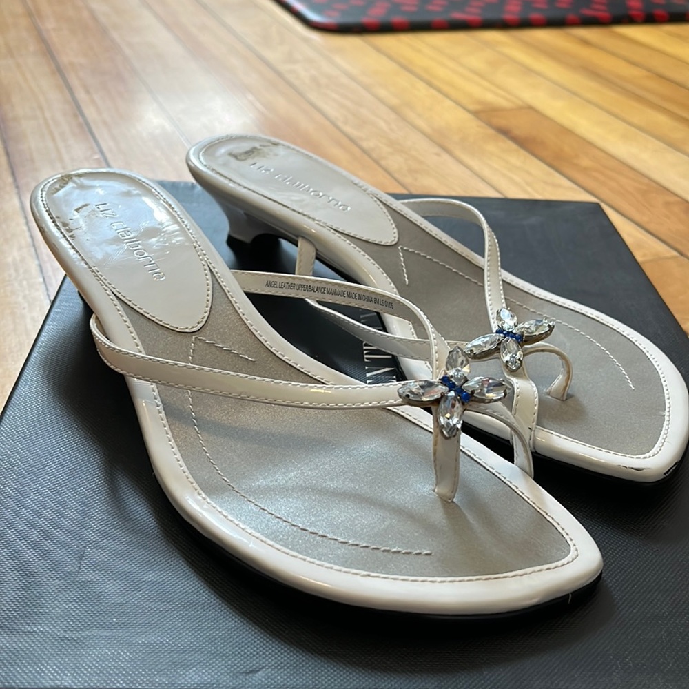 White Sandals, Size 8